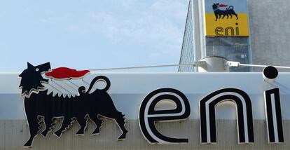 Logo de la compañía italiana Eni