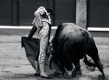 "Vivir sin torear no es vivir", dijo José Tomás en este mismo periódico (Fotografía incluida en 'Serenata de una amanecer', editorial Lunwerg).