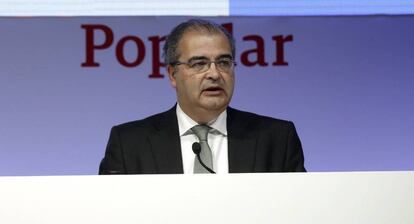 El presidente del Banco Popular, &Aacute;ngel Ron