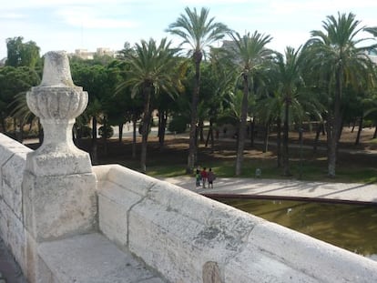 Uno de los puentes por los que ahora pasa el parque.