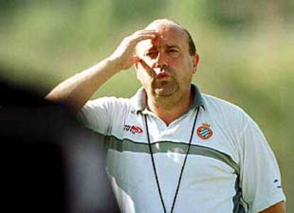 Paco Flores, el entrenador del Espanyol.