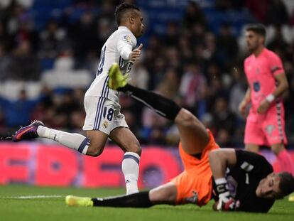 Mariano celebra su gol a la Cultural.