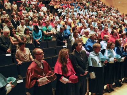 Acto de apertura del curso acad&eacute;mico de la Universitat Jaume I de Castell&oacute;n.