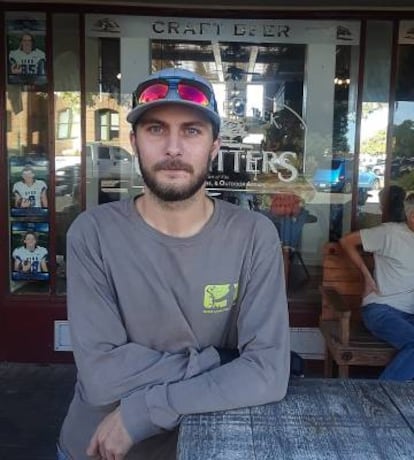 O eleitor conservador Patrick Broccolo.