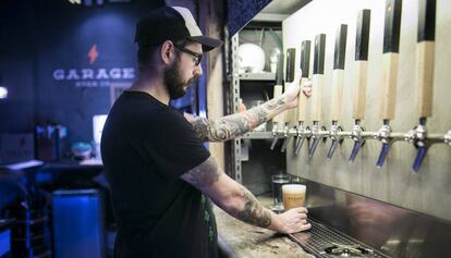 Una de las cervecer&iacute;as artesanales de Barcelona.