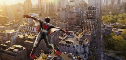 Imagen de 'Marvel's Spider-Man 2', que según las filtraciones ha tenido un presupuesto de 315 millones de dólares.