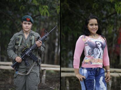 Sofia, de 19 anos, passou seis nas FARC e gostaria de estudar direito depois do acordo de paz com o governo da Colômbia.