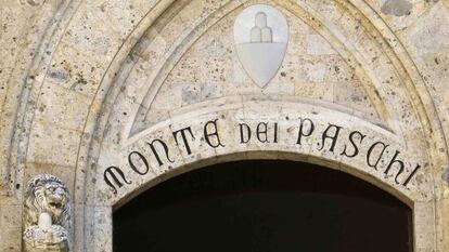 Entrada a Monte dei Paschi di Siena.