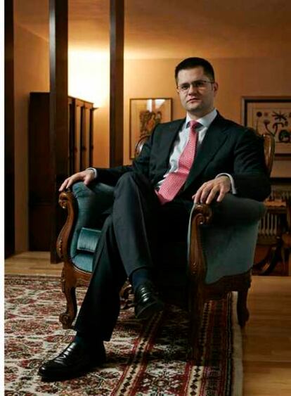 El ministro de Exteriores serbio, Vuk Jeremic.