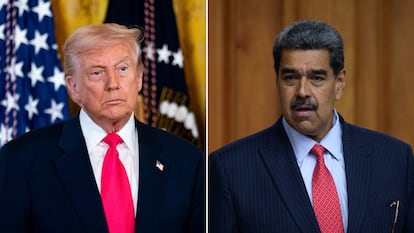 Donald Trump y Nicolás Maduro.