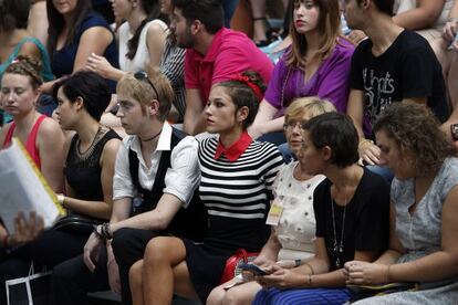 P&uacute;blico de la edici&oacute;n de este a&ntilde;o de la Fashion-Week de Valencia. 