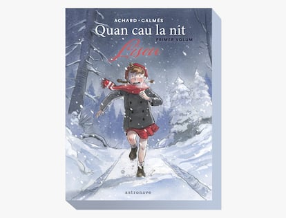 Portada de 'Quan cau la nit', de Achard Galmés.