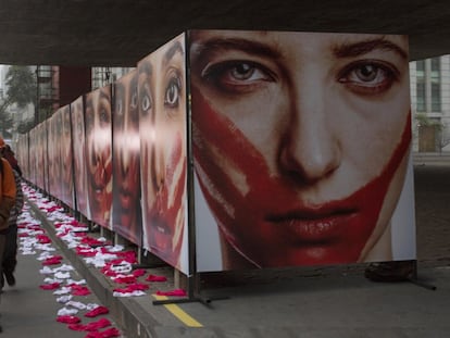 ONG Rio de Paz fez manifestação no Museu de Arte de São Paulo (MASP), em 2019, contra estupros.