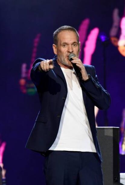 El locutor británico Chris Moyles durante una gala de premios en 2020.