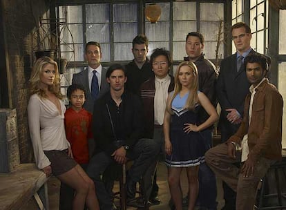 Los personajes de la teleserie <i>Héroes</i>.