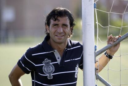 Luis Milla, en la ciudad deportiva de Las Rozas.