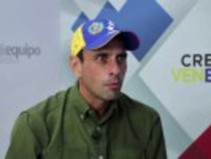 Vea en vídeo toda la entrevista con el excandidato y líder opositor de Venezuela.