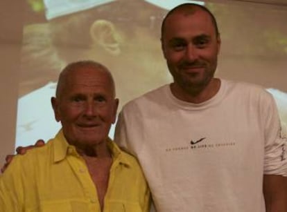 Maiorca, a la izquierda, junto a Miguel Lozano, en una fotografía reciente.