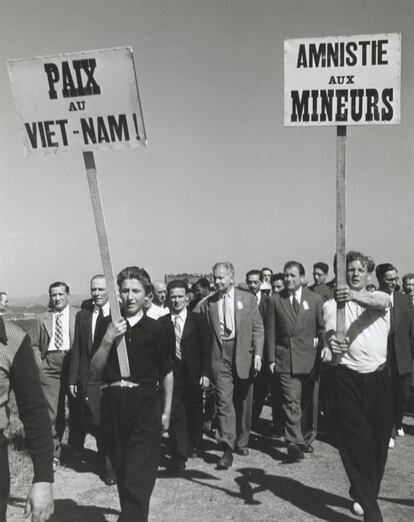 Manifestación en Vimy-Lorette, 1949