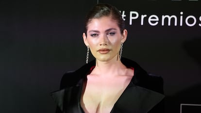 La modelo Valentina Sampaio, en los premios Mujer Hoy, el 29 de noviembre de 2023, en Madrid.