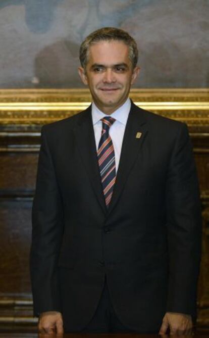 Miguel Ángel Mancera, jefe de gobierno de México DF.