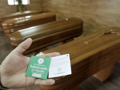 Imagen de los ataúdes