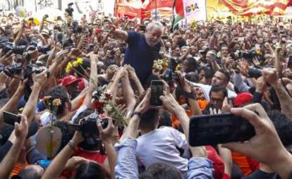 Luiz Inácio Lula da Silva, en Sao Bernardo do Campo, Brasil, el pasado abril.