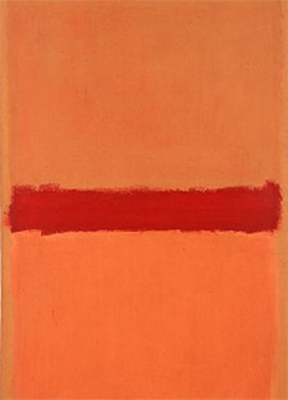 <b>Óleo </b><i>Sin </i><i>título,</i><b> de Rothko.</b>