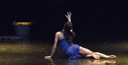 Diana Vishneva en un momento de su programa en solitario.