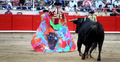 Serafín Marín, en la última corrida celebrada en Barcelona.