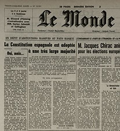 Amb l&#039;alta abstenci&oacute; al refer&egrave;ndum de 1978, Le Monde titul&agrave;: &quot;Oui, mais...&quot;