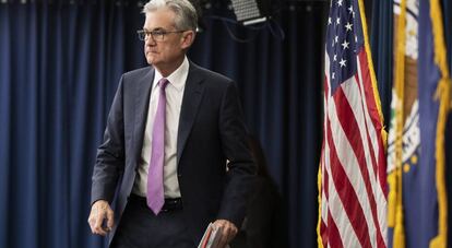 El presidente de la Reserva Federal de EE UU, Jerome Powell. 