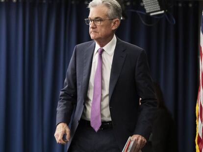 El presidente de la Reserva Federal de EE UU, Jerome Powell.