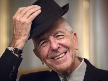 Leonard Cohen, el gener del 2012, a París.