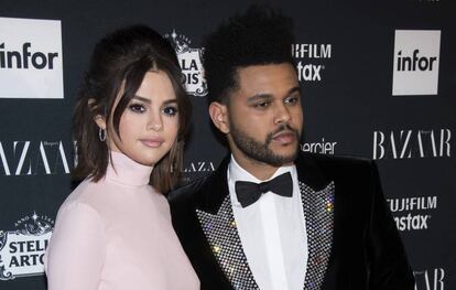 Selena Gomez y The Weeknd, en su última aparición como pareja, el pasado 8 de septiembre en Nueva York.