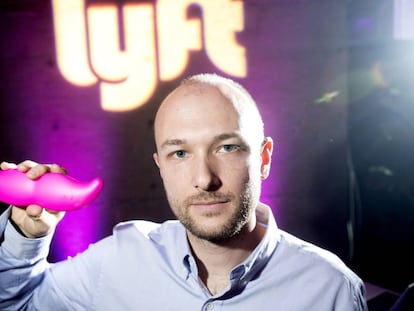 Logan Green, presidente da Lyft. / NOAH BERGER (AP)