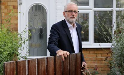 El líder laborista, Jeremy Corbyn, el 3 de septiembre de 2019 en Londres.