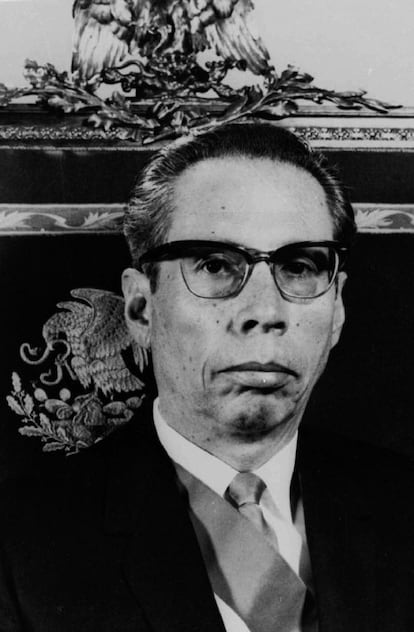 El expresidente mexicano Gustavo Díaz Ordaz (1964-1970).