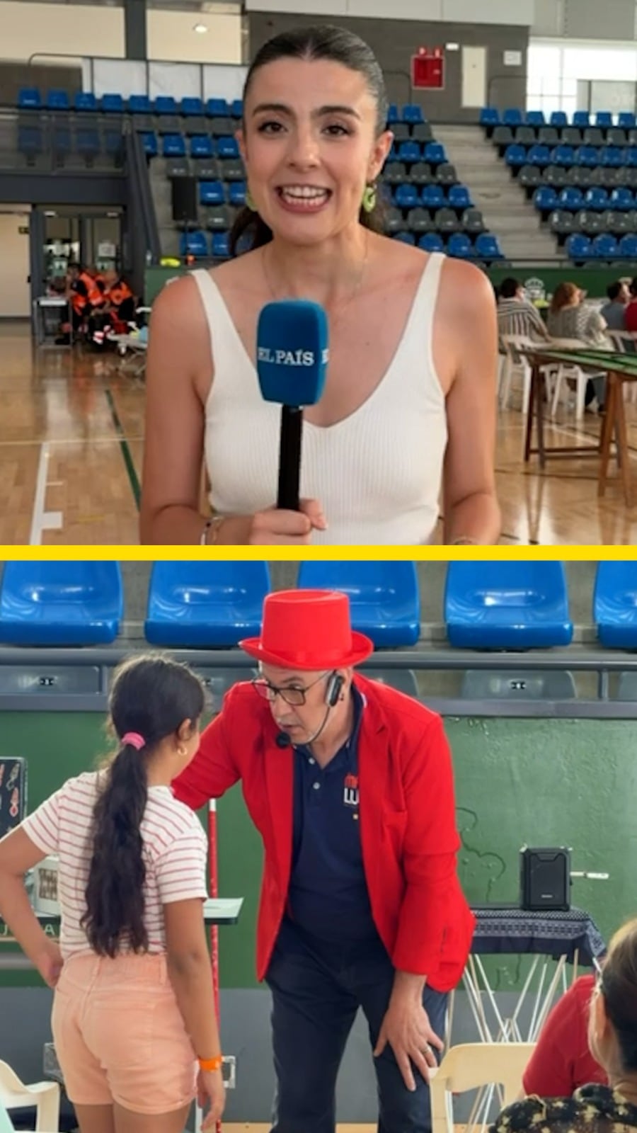 Así viven los niños los desalojos durante el incendio de Madrid