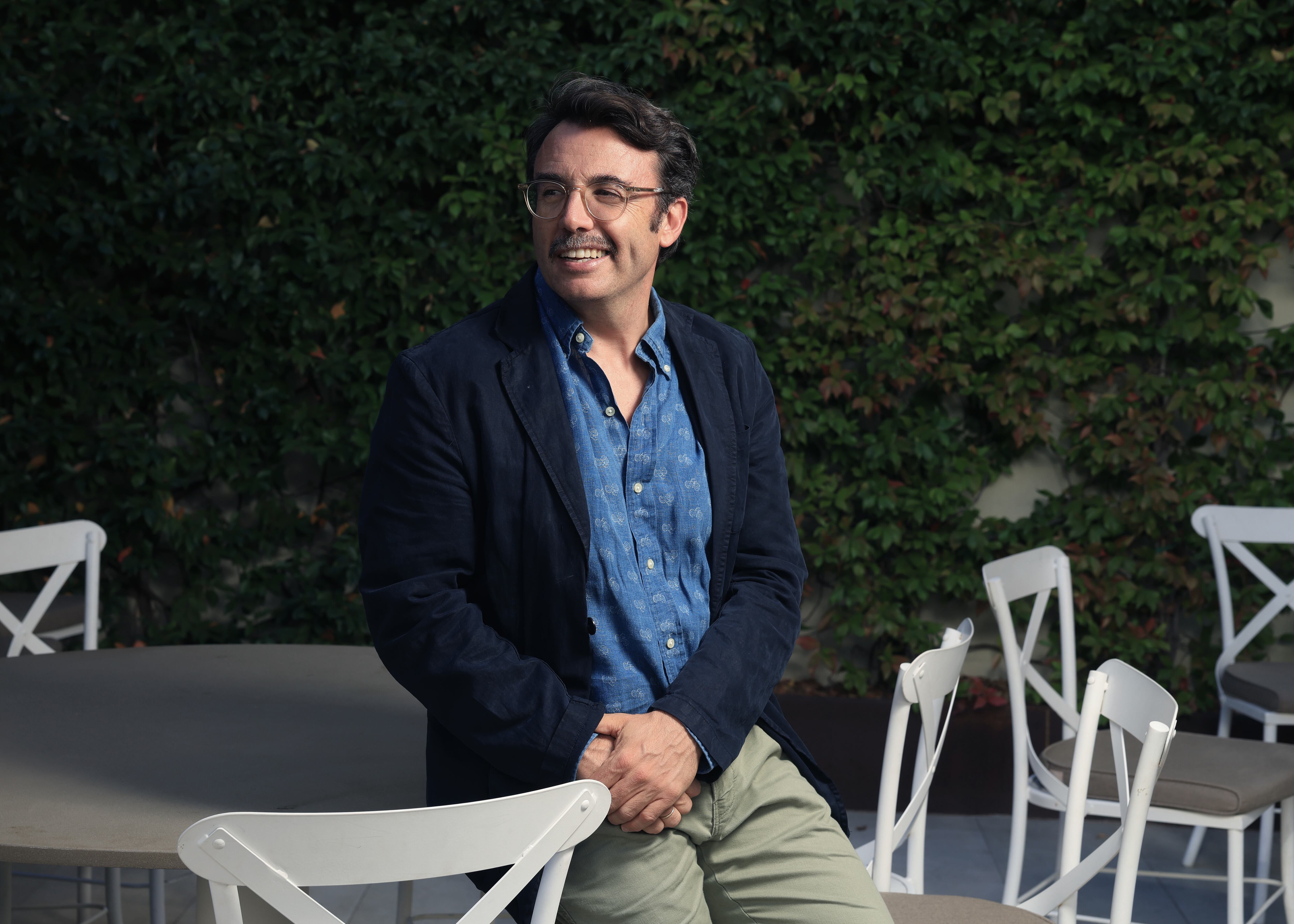Carlos García Miranda, guionista, en un hotel en Madrid. 