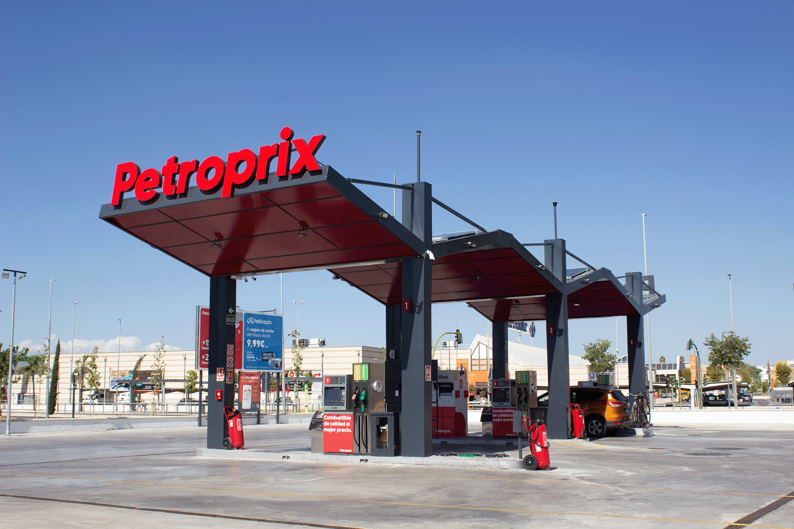 Estación de servicio automatizada de Petroprix.
