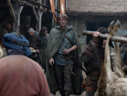 Peter Claffey, in a promotional image from 'Knight of the Seven Kingdoms,' the new 'Game of Thrones' spinoff.