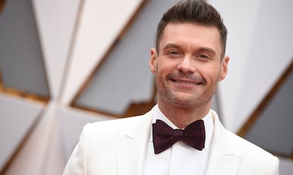 El presentador Ryan Seacrest en los Oscar 2017.