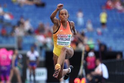 La atleta espa?ola Ana Peleteiro.