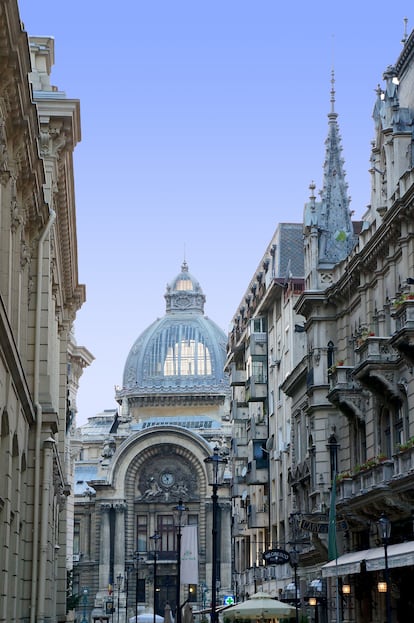 El Palacio del Parlamento de Bucarest.