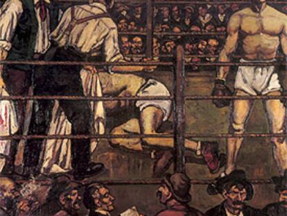 'El boxeador' (1926), óleo de José Gutiérrez Solana, de la colección del Banco Urquijo.