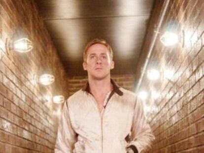 Ryan Gosling en un fotograma de 'Drive'.