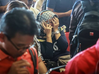 El accidente de un avión en Indonesia, en imágenes