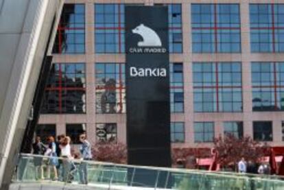 Imagen de la sede de Bankia, en Madrid.