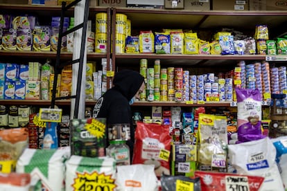 venta de alimentos. Inflación en Chile